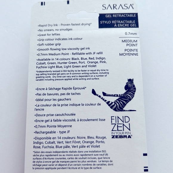 🆕 NEW Black Gel Retractable Pen with No Smears or Smudges, Fast Dry (0.7mm) - Picture 5 of 6